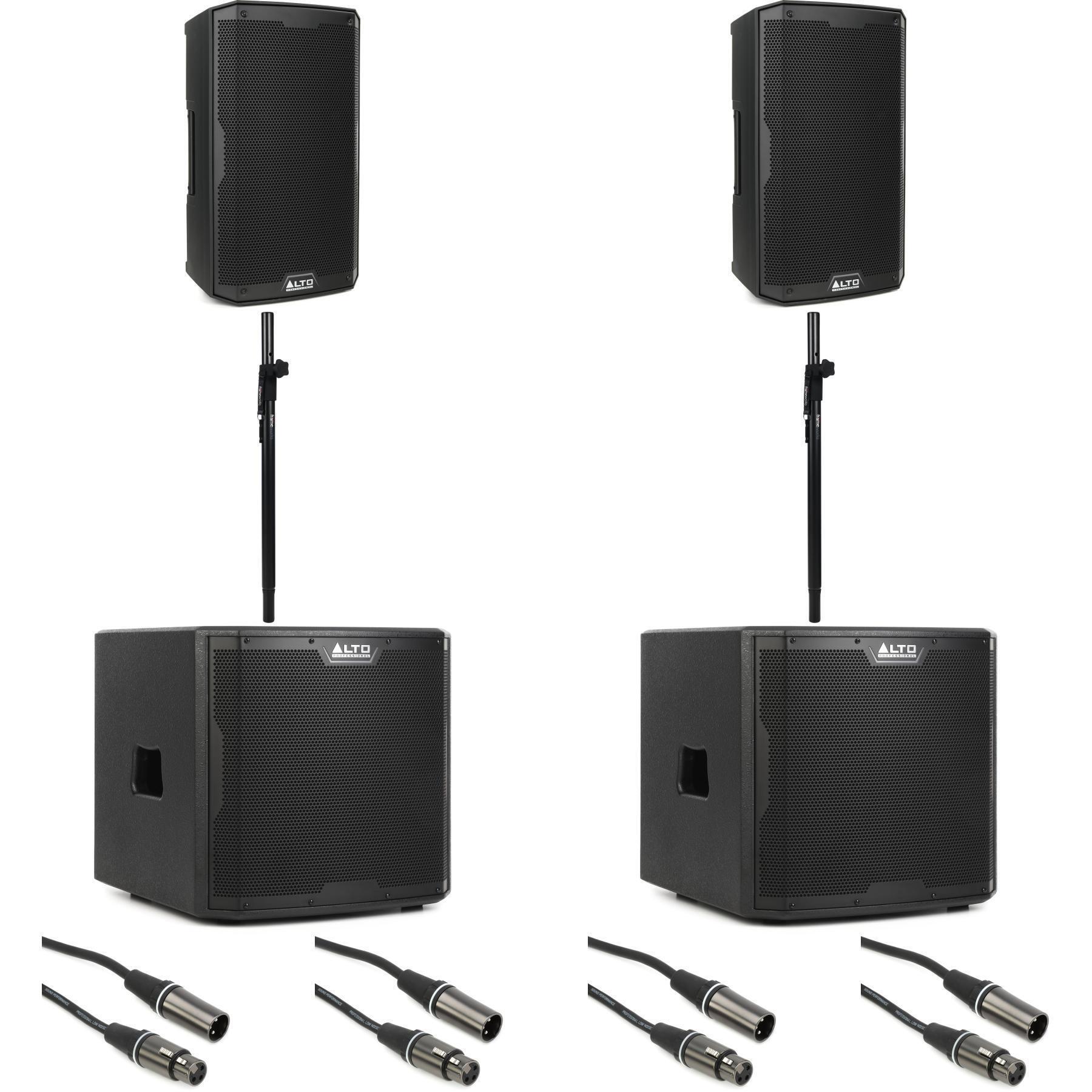 10 inch powered pa speakers