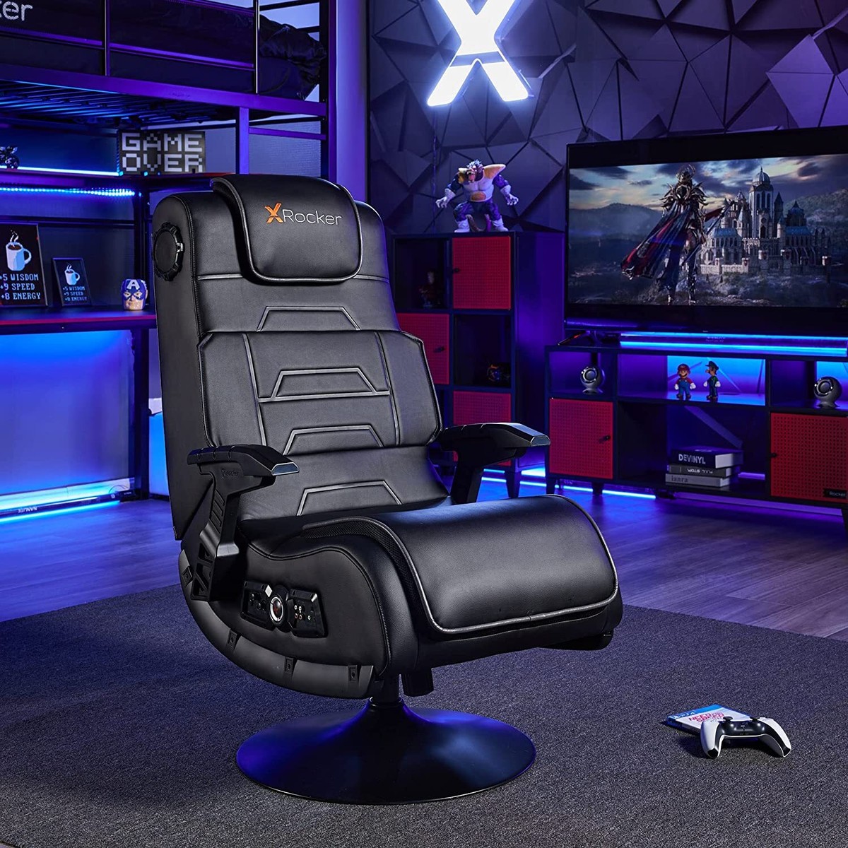 Rocker Gaming Chair With Speakers How To Connect